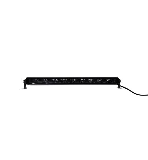 V37-100W: BARRA DE LED RETA SLIM COM 50CM, com alto e baixo.